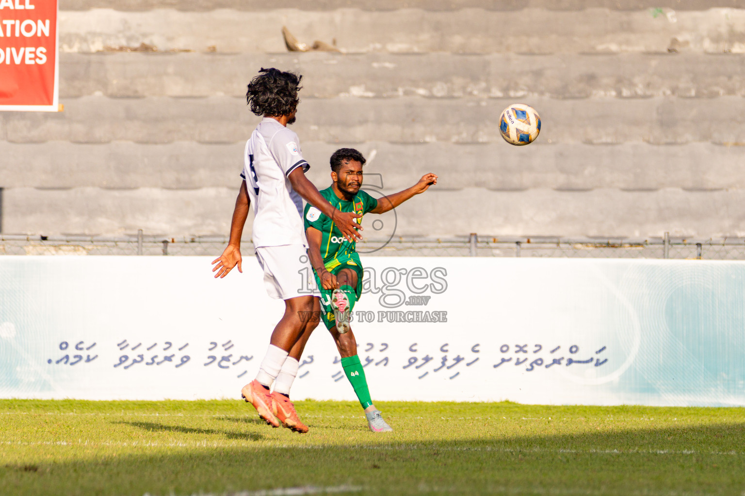Maziya SRC vs Green Streets in Dhivehi Premier League 2025/26 held in National Football Stadium, Male', Maldives on Saturyday, 25 October 2025. 
Photos: Hassan Simah / Images.mv