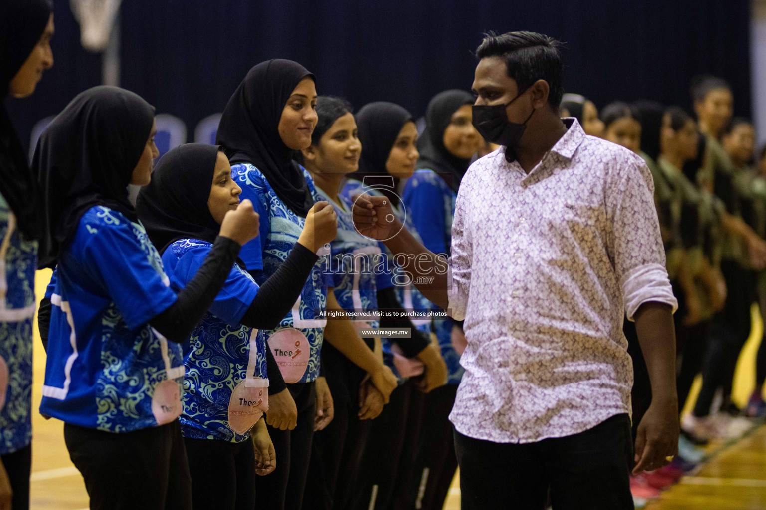 Green Streets vs Mahibadhoo Sports Club in the Semi Finals of Milo National Netball Tournament 2021 held on 3 December 2021 in Male', Maldives, Photos by Maanish