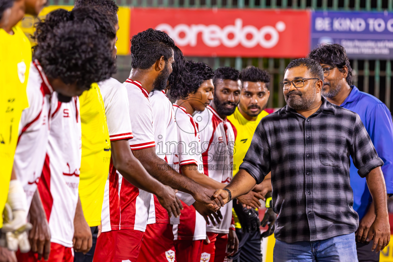 L Isdhoo vs L Hithadhoo in Day 16 of Golden Futsal Challenge 2024 was held on Tuesday, 30th January 2024, in Hulhumale', Maldives Photos: Ismail Thoriq / images.mv