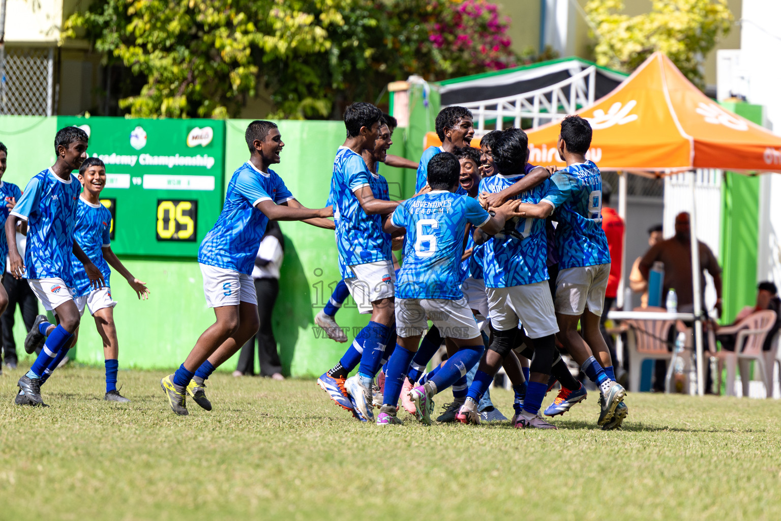 Day 4 of MILO Academy Championship 2024 (U-14) was held in Henveyru Stadium, Male', Maldives on Sunday, 3rd November 2024. 
Photos: Hassan Simah / Images.mv