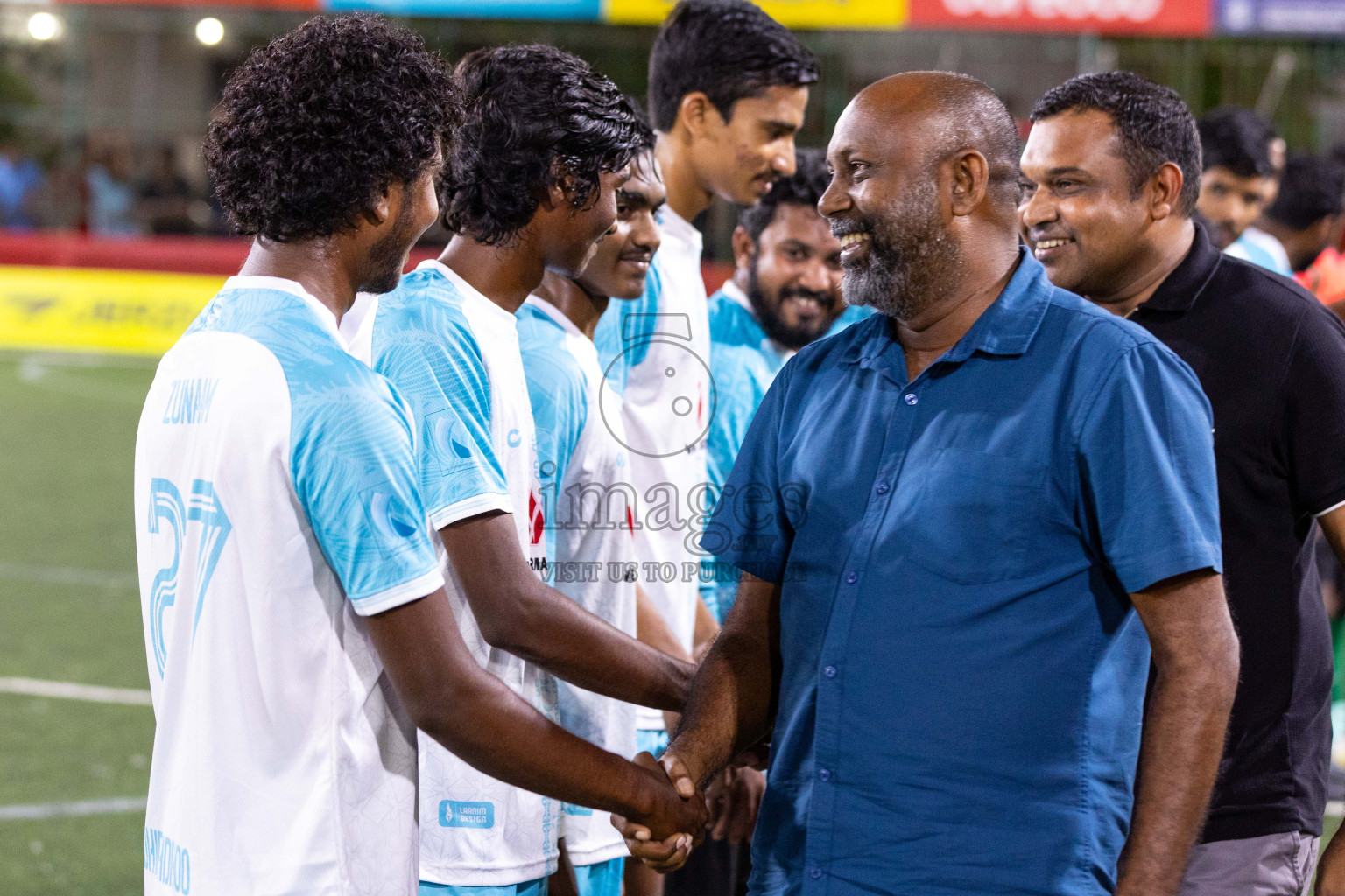 HA Thakandhoo vs HA Dhidhdhoo in Day 5 of Golden Futsal Challenge 2024 was held on Friday, 19th January 2024, in Hulhumale', Maldives
Photos: Ismail Thoriq / images.mv