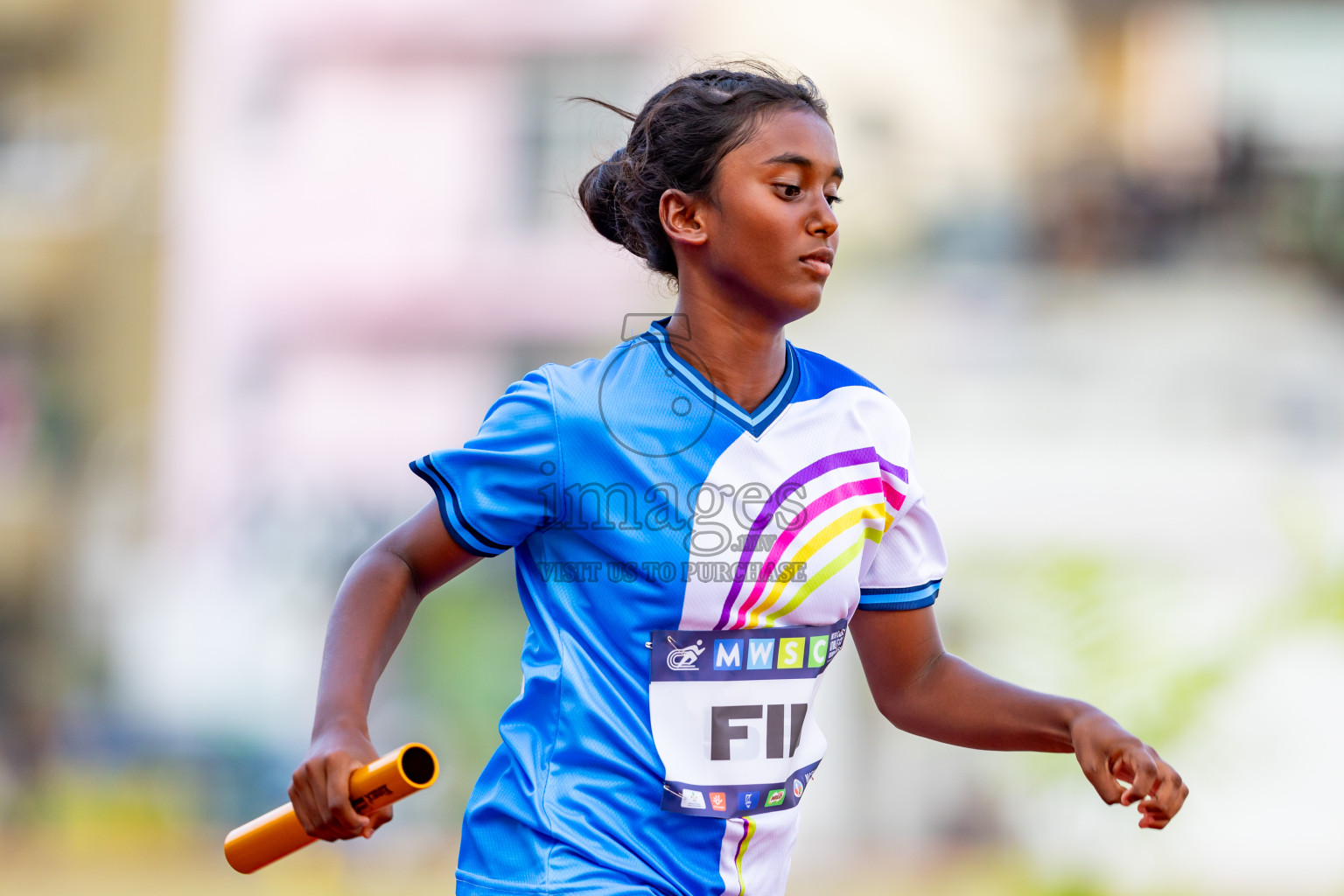 Day 5 of MWSC Interschool Athletics Championships 2024 held in Hulhumale Running Track, Hulhumale, Maldives on Wednesday, 13th November 2024. Photos by: Nausham Waheed / Images.mv