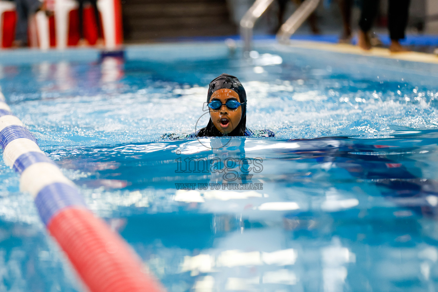 Day 1 of BML 6th National Kids Swimming Kids Festival 2025 held in Hulhumale', Maldives on Monday, 3rd November 2024. Photos: Hassan Simah / images.mv