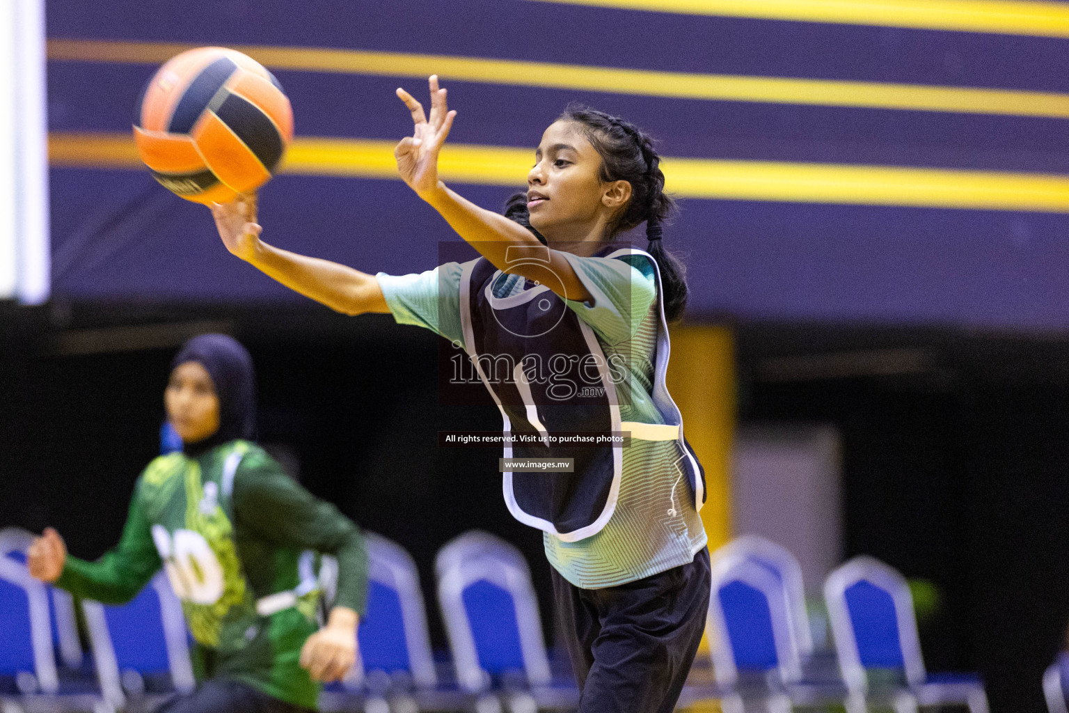 Day5 of 24th Interschool Netball Tournament 2023 was held in Social Center, Male', Maldives on 31st October 2023. Photos: Nausham Waheed / images.mv