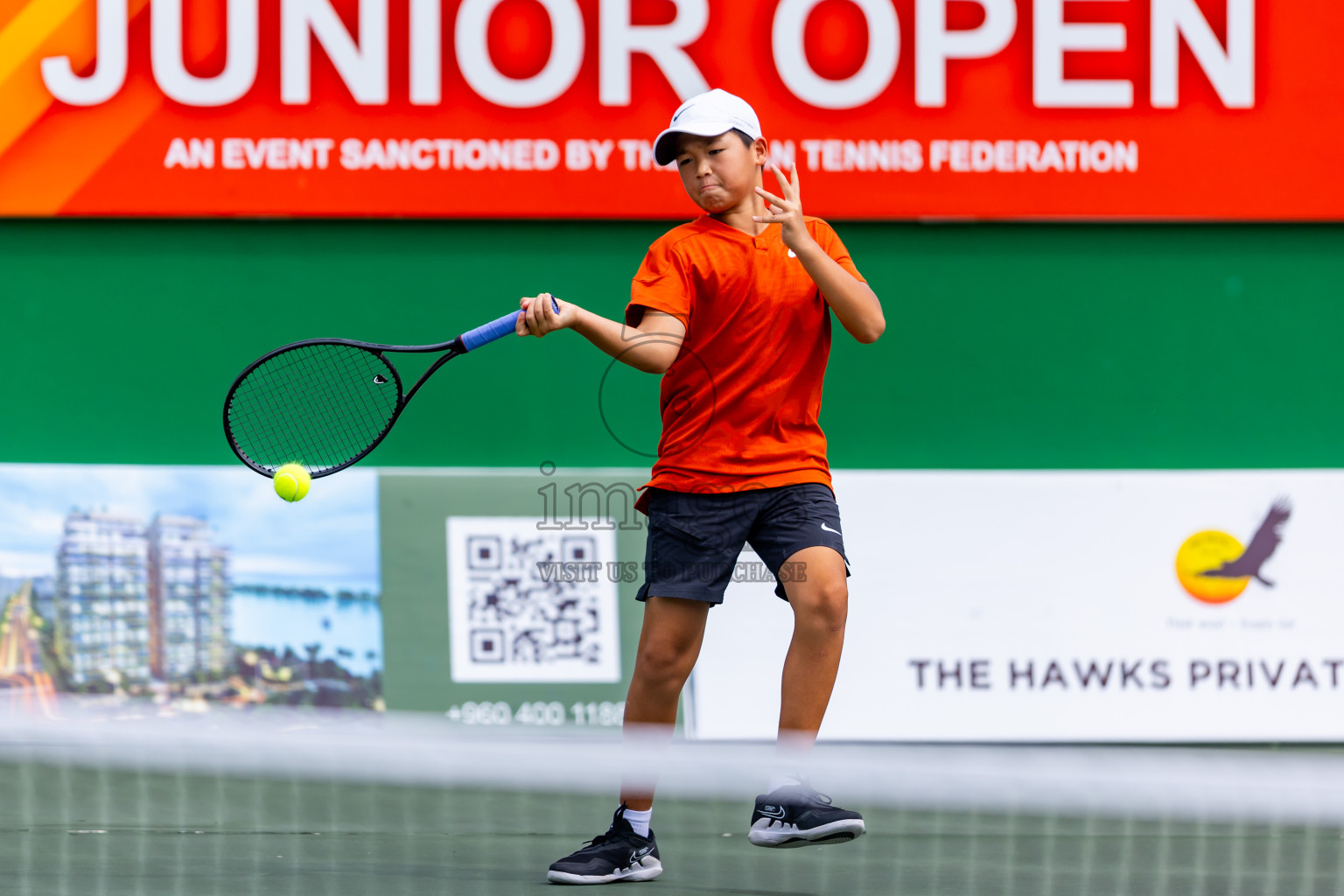 Day 5 of ATF Maldives Junior Open Tennis was held in Male' Tennis Court, Male', Maldives on Monday, 16th December 2024. Photos: Nausham Waheed/ images.mv