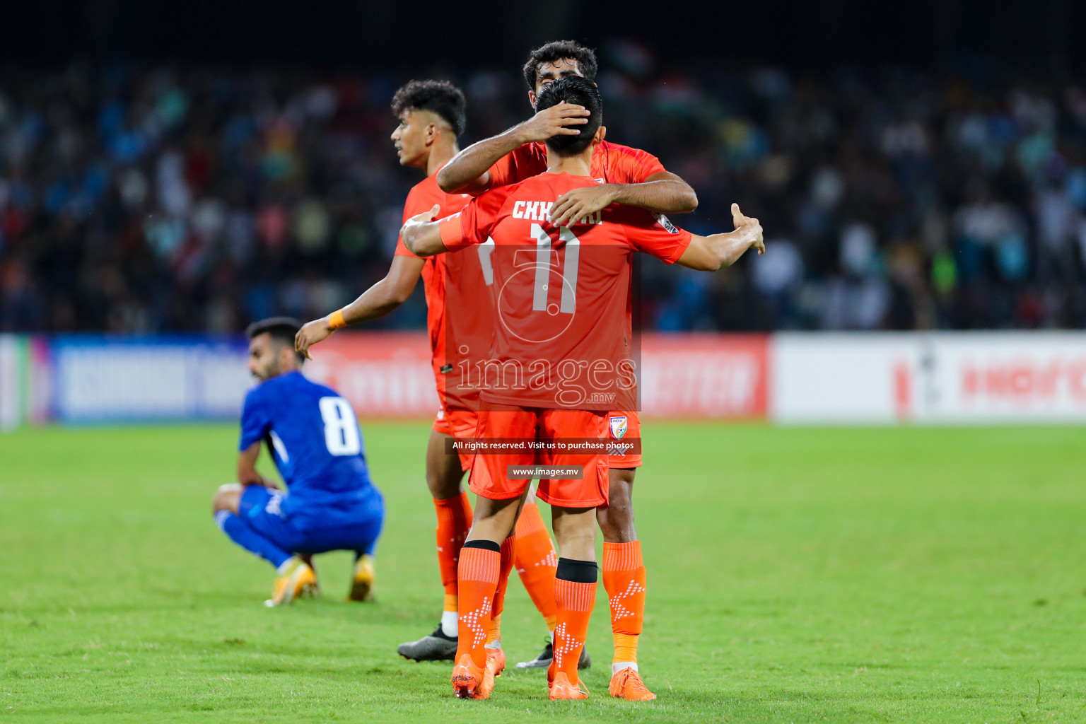 Kuwait vs India in the Final of SAFF Championship 2023 held in Sree Kanteerava Stadium, Bengaluru, India, on Tuesday, 4th July 2023. Photos: Nausham Waheed, Hassan Simah / images.mv