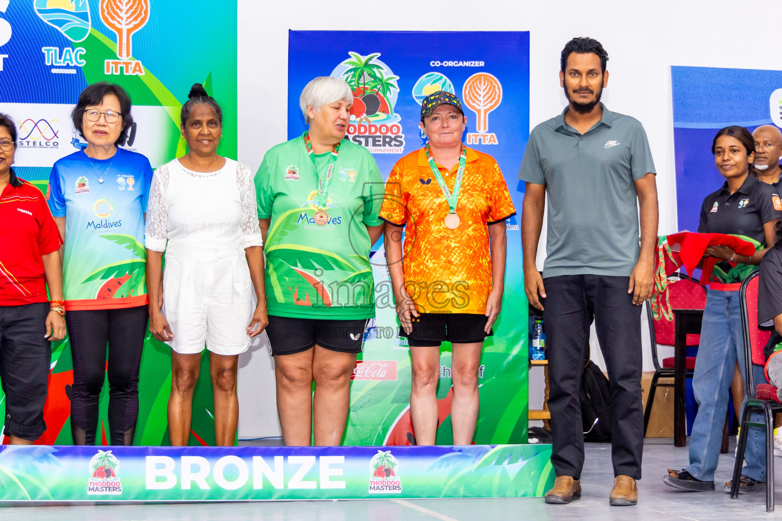 Day 4 of 1st Thoddoo Masters Table Tennis Tournament was held on Sunday, 24th August 2025 in AA Thoddoo, Maldives. Photos: Nausham Waheed / images.mv