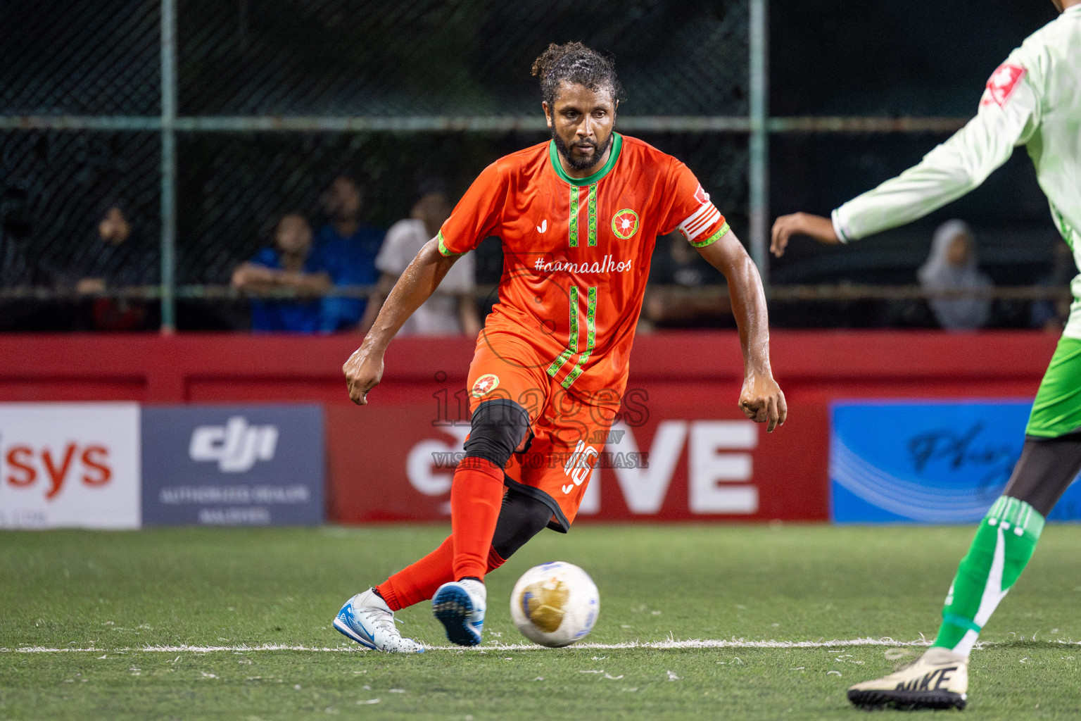AA Feridhoo vs AA Maalhos in Day 11 of Golden Futsal Challenge 2025 was held on Wednesday, 15th January 2025, in Hulhumale', Maldives Photos: Mohamed Mahfooz Moosa / images.mv
