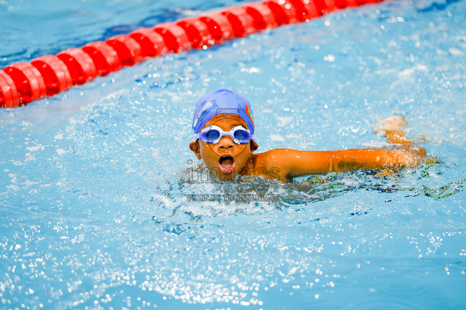 Day 1 of BML 6th National Kids Swimming Kids Festival 2025 held in Hulhumale', Maldives on Monday, 3rd November 2024. Photos: Hassan Simah / images.mv