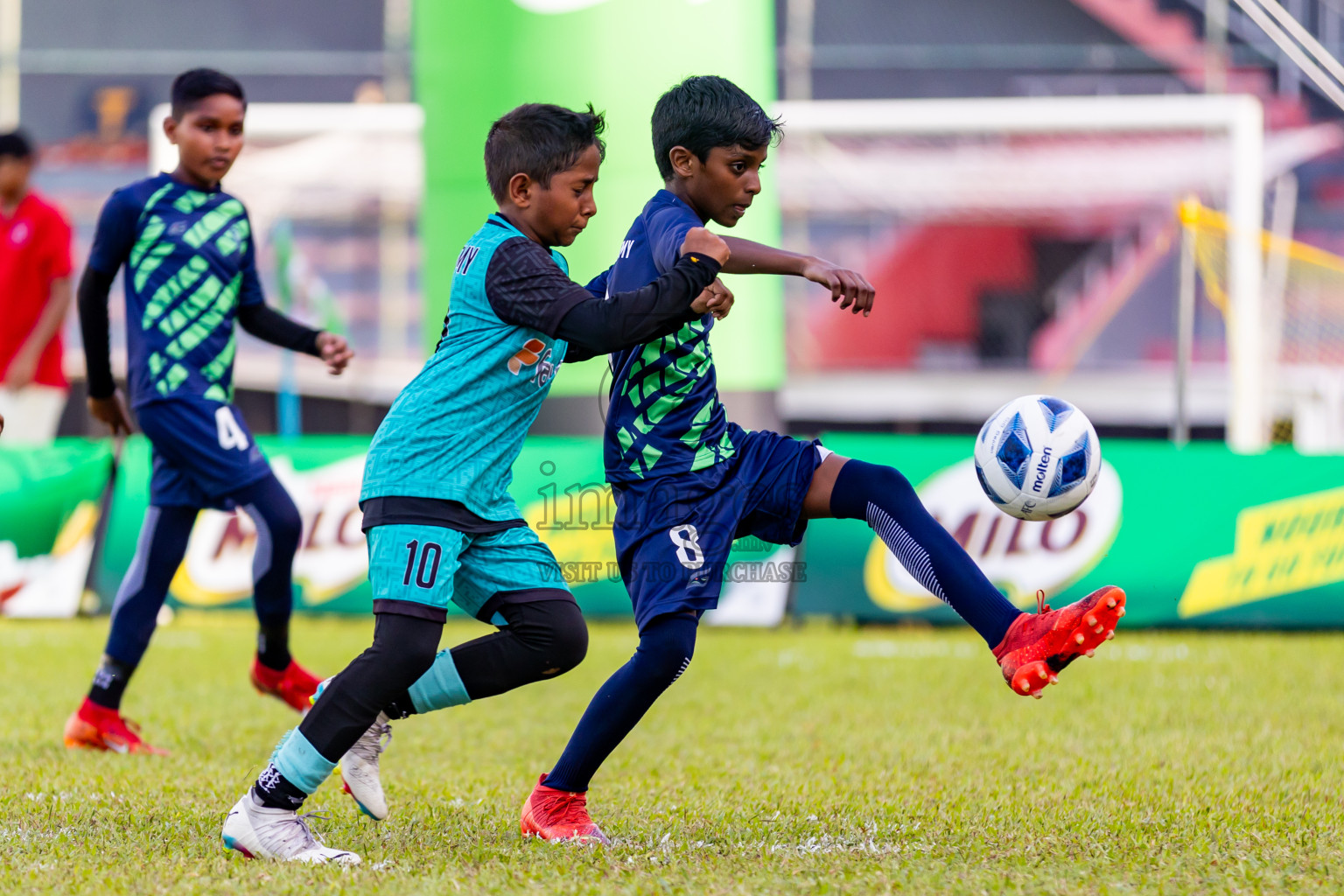 Day 2 of Under 10 MILO Academy Championship 2024 was held at National Stadium in Male', Maldives on Saturday, 27th April 2024. Photos: Nausham Waheed / images.mv