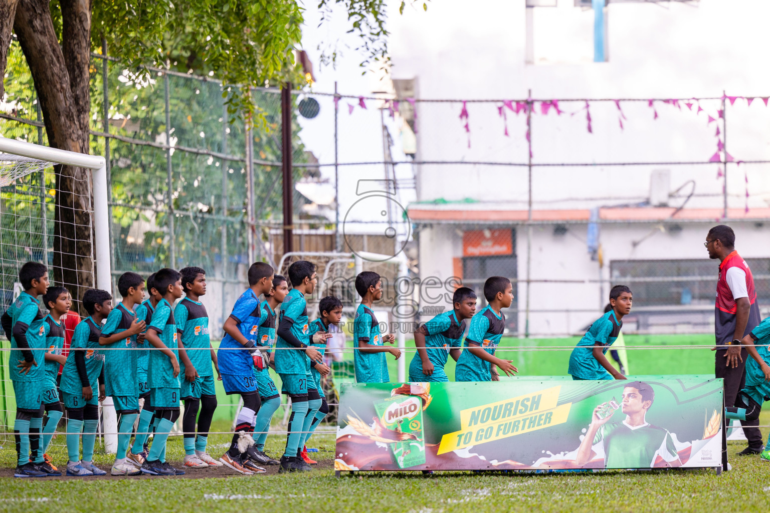 Day 1 of MILO Academy Championship 2024 - U12 was held at Henveiru Grounds in Male', Maldives on Thursday, 4th July 2024. 
Photos: Ismail Thoriq / images.mv