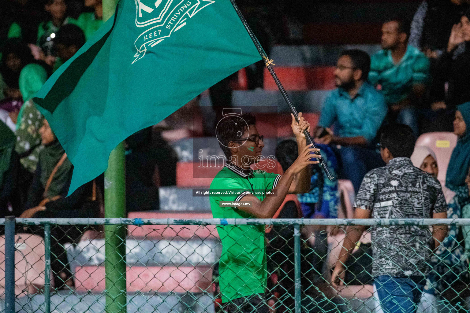 Final of U17 Inter School Football Tournament of Kalaafaanu School vs Rehendhi School held in Male', Maldives on 10 Feb 2022 Photos: Nausham Waheed / images.mv