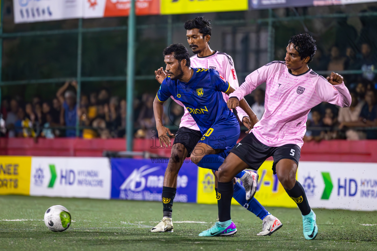 B Eydhafushi vs B Thulhaadhoo in Day 29 of Golden Futsal Challenge 2024 was held on Tuesday , 13th February 2024 in Hulhumale', Maldives Photos: Ismail Thoriq / images.mv