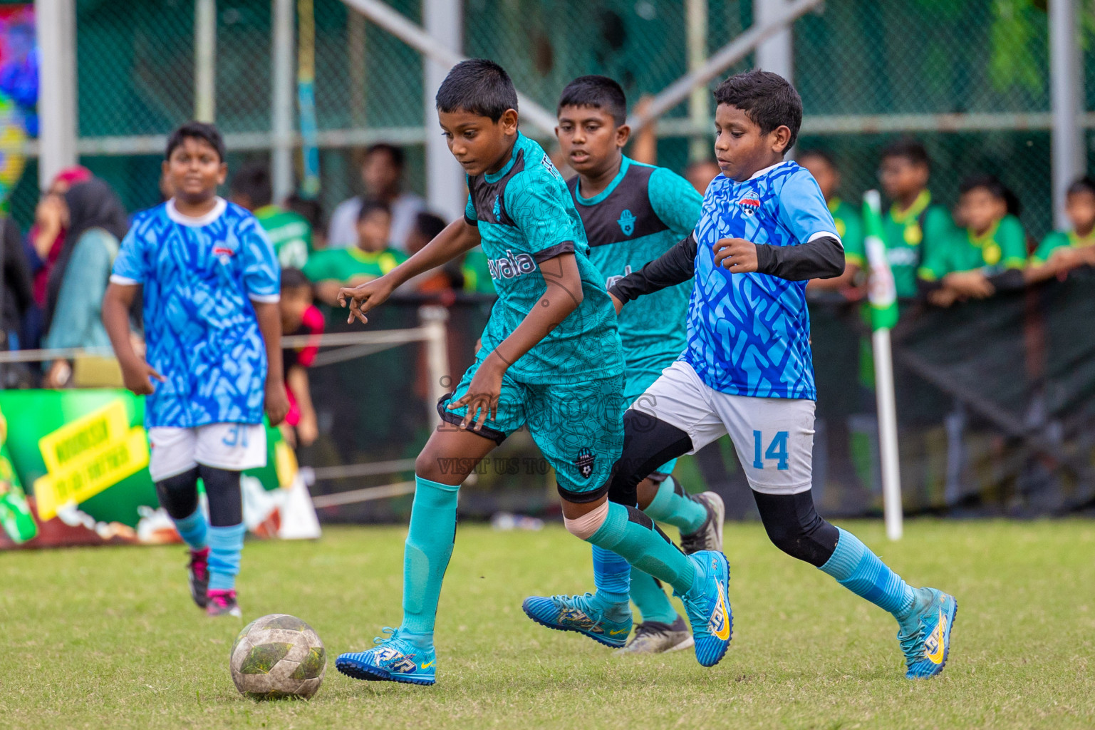 Day 1 of MILO Academy Championship 2024 - U12 was held at Henveiru Grounds in Male', Maldives on Thursday, 4th July 2024. Photos: Shuu Abdul Sattar / images.mv