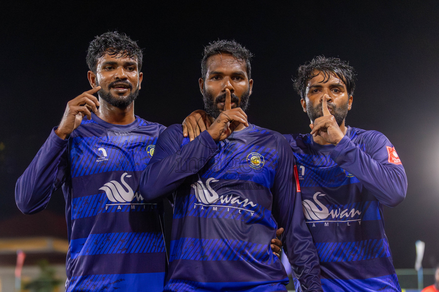 HA Baarah vs HA Utheemu in Day 5 of Golden Futsal Challenge 2024 was held on Friday, 19th January 2024, in Hulhumale', Maldives Photos: Mohamed Mahfooz Moosa / images.mv