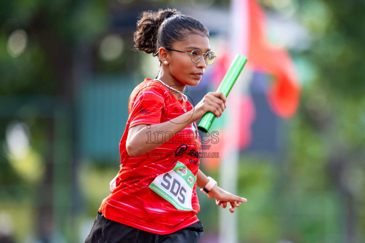 Day 2 of 12th Milo Association Championships was held in Ekuveni Track at Male', Maldives on Friday, 25th April 2025. Photos: Ismail Thoriq / images.mv