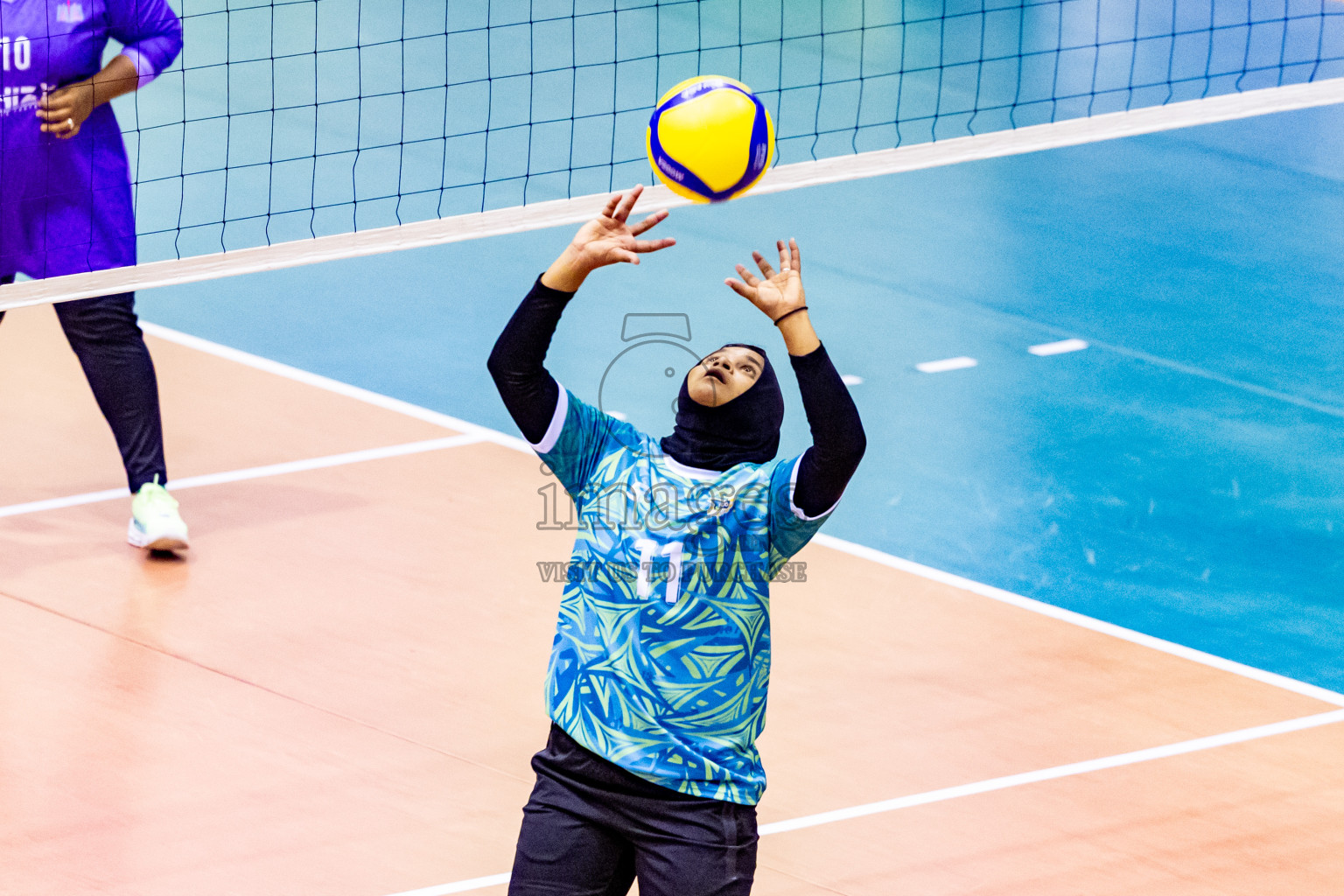 Day 3 of Women's Division of Milo VAM Cup 2024 held in Male', Maldives on Wednesday, 10th July 2024 at Social Center Indoor Hall Photos By: Nausham Waheed / images.mv