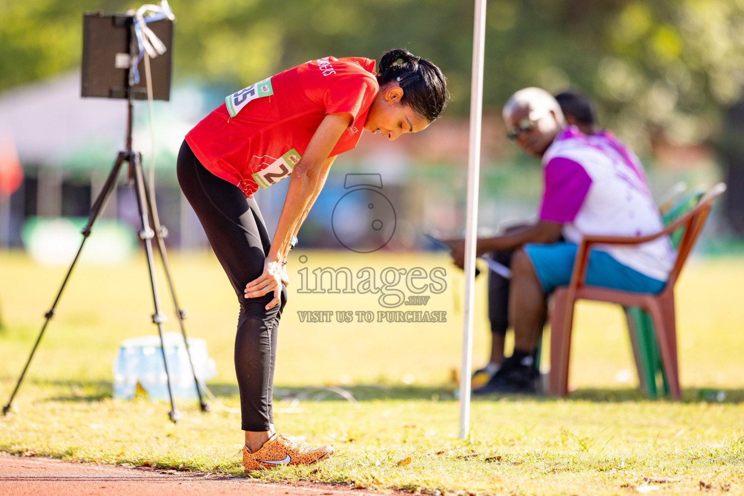 Day 2 of 12th Milo Association Championships was held in Ekuveni Track at Male', Maldives on Friday, 25th April 2025. 
Photos: Hassan Simah / images.mv