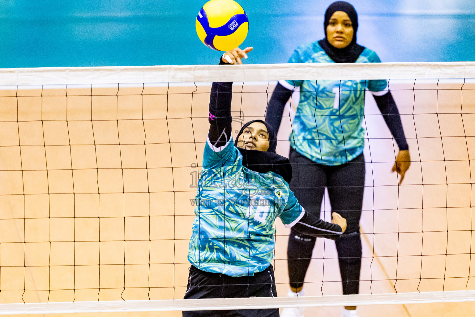 Day 3 of Women's Division of Milo VAM Cup 2024 held in Male', Maldives on Wednesday, 10th July 2024 at Social Center Indoor Hall Photos By: Nausham Waheed / images.mv