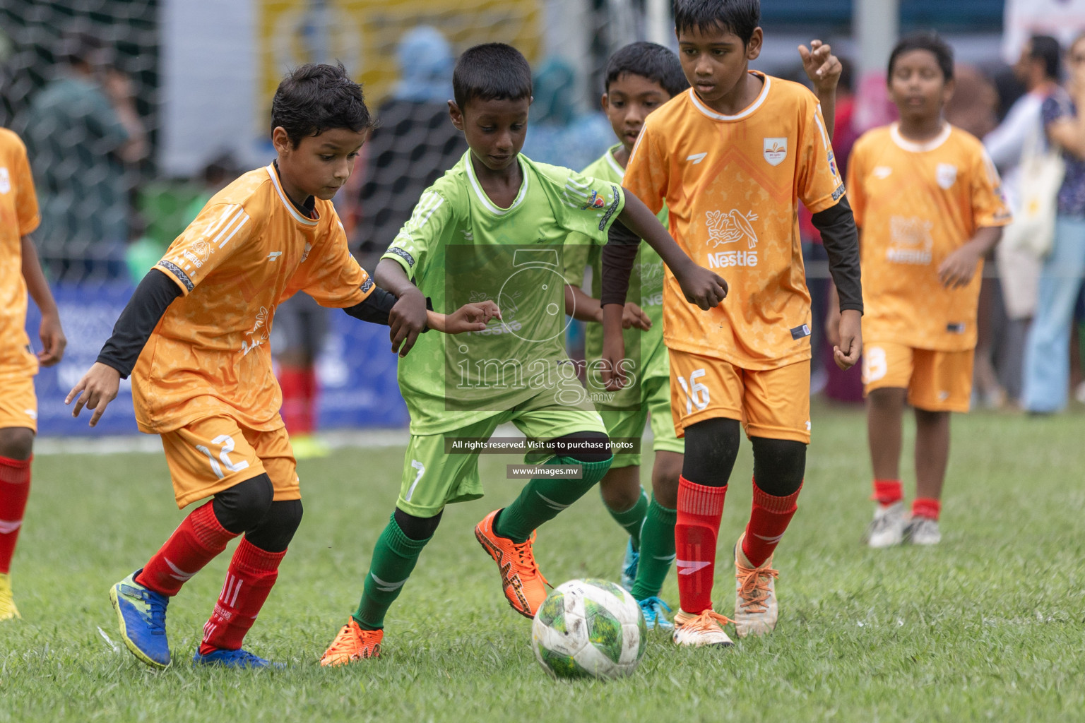 Day 1 of Nestle kids football fiesta, held in Henveyru Football Stadium, Male', Maldives on Wednesday, 11th October 2023 Photos: Shut Abdul Sattar/ Images.mv