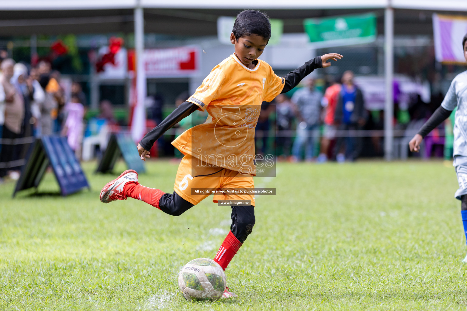 Day 2 of Nestle kids football fiesta, held in Henveyru Football Stadium, Male', Maldives on Thursday, 12th October 2023 Photos: Nausham Waheed/ Shuu Abdul Sattar Images.mv