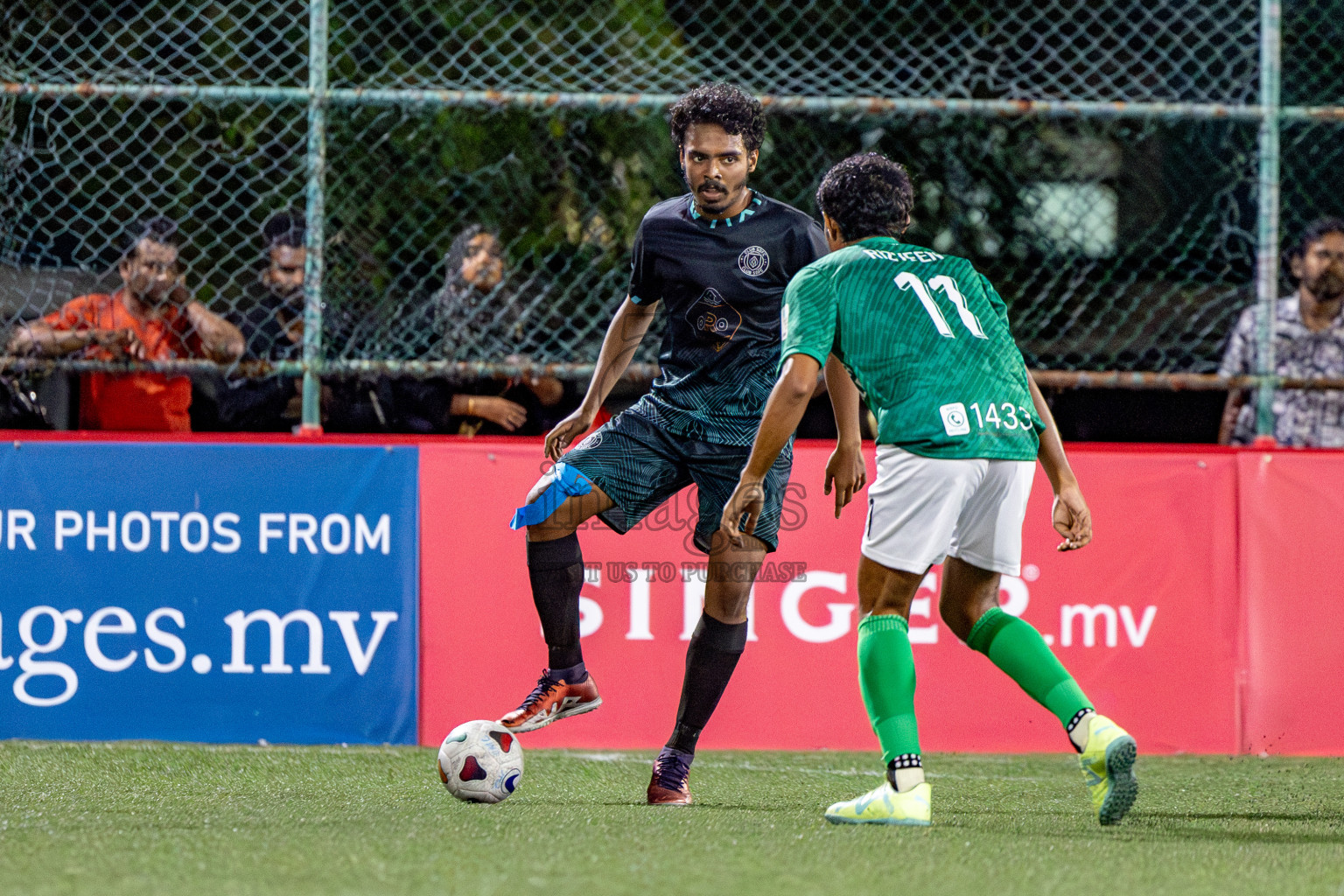 SDFC VS TEAM BADHAHI in Club Maldives Classic 2024 held in Rehendi Futsal Ground, Hulhumale', Maldives on Monday, 9th September 2024. Photos: Nausham Waheed / images.mv