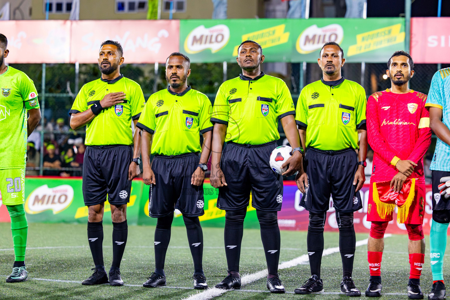 Maldivian vs Club WAMCO in Quarter Finals of Club Maldives Cup 2024 held in Rehendi Futsal Ground, Hulhumale', Maldives on Wednesday, 9th October 2024. Photos: Nausham Waheed / images.mv