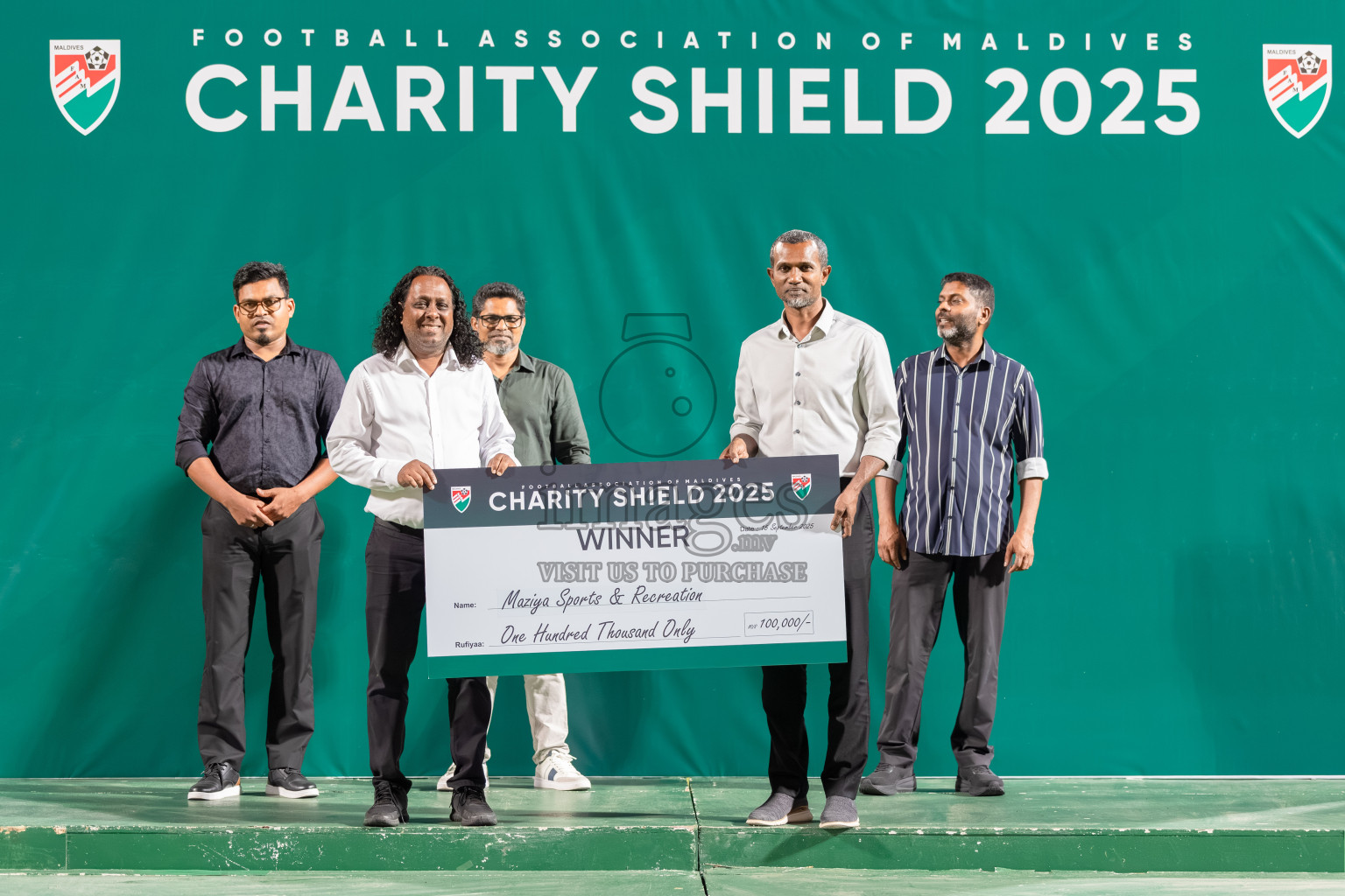 Charity Shield Match between Maziya Sports and Recreation Club and Club Eagles held in National Football Stadium, Male', Maldives Photos: Abdulla Abeedh / Images.mv