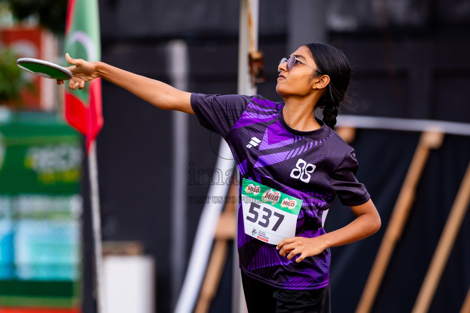 Day 6 of Inter-school Athletics Championship 2025 held in Ekuveni Synthetic Track, Male', Maldives on Sunday, 12th October 2025. Photos by: Nausham Waheed / Images.mv