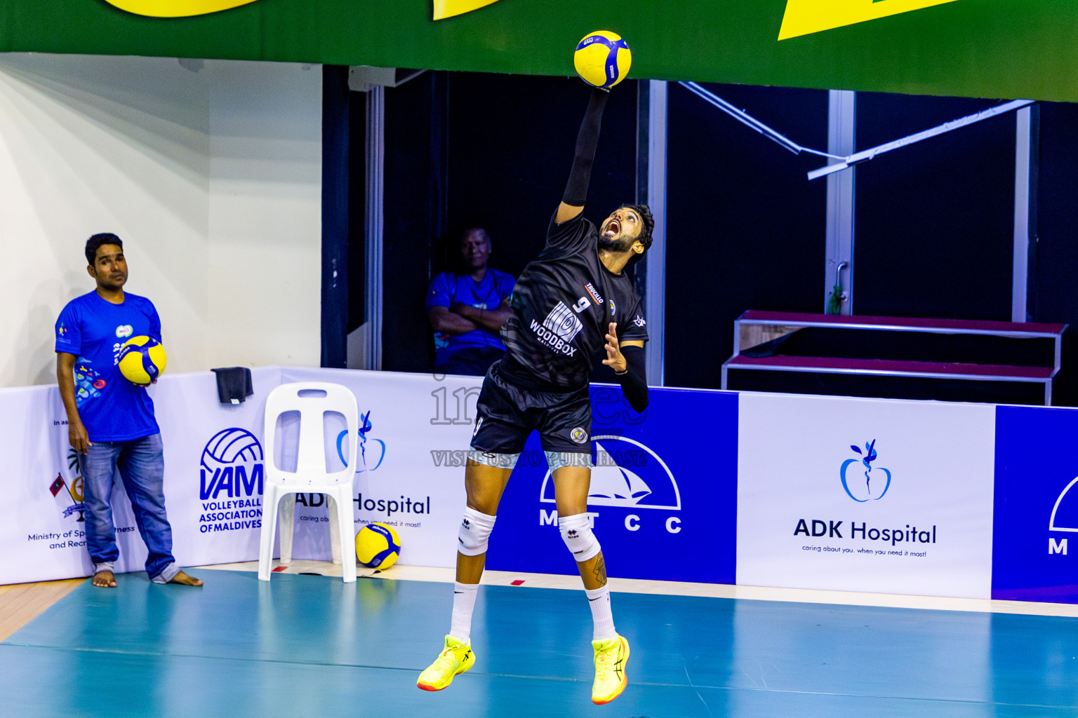 Sports Club City vs Dhivehi Sifainge Club in Semi Final of MILO VAM Cup 2024 Men's Division was held in Social Center Indoor Hall on Friday, 1st September 2024. Photos: Nausham Waheed / images.mv