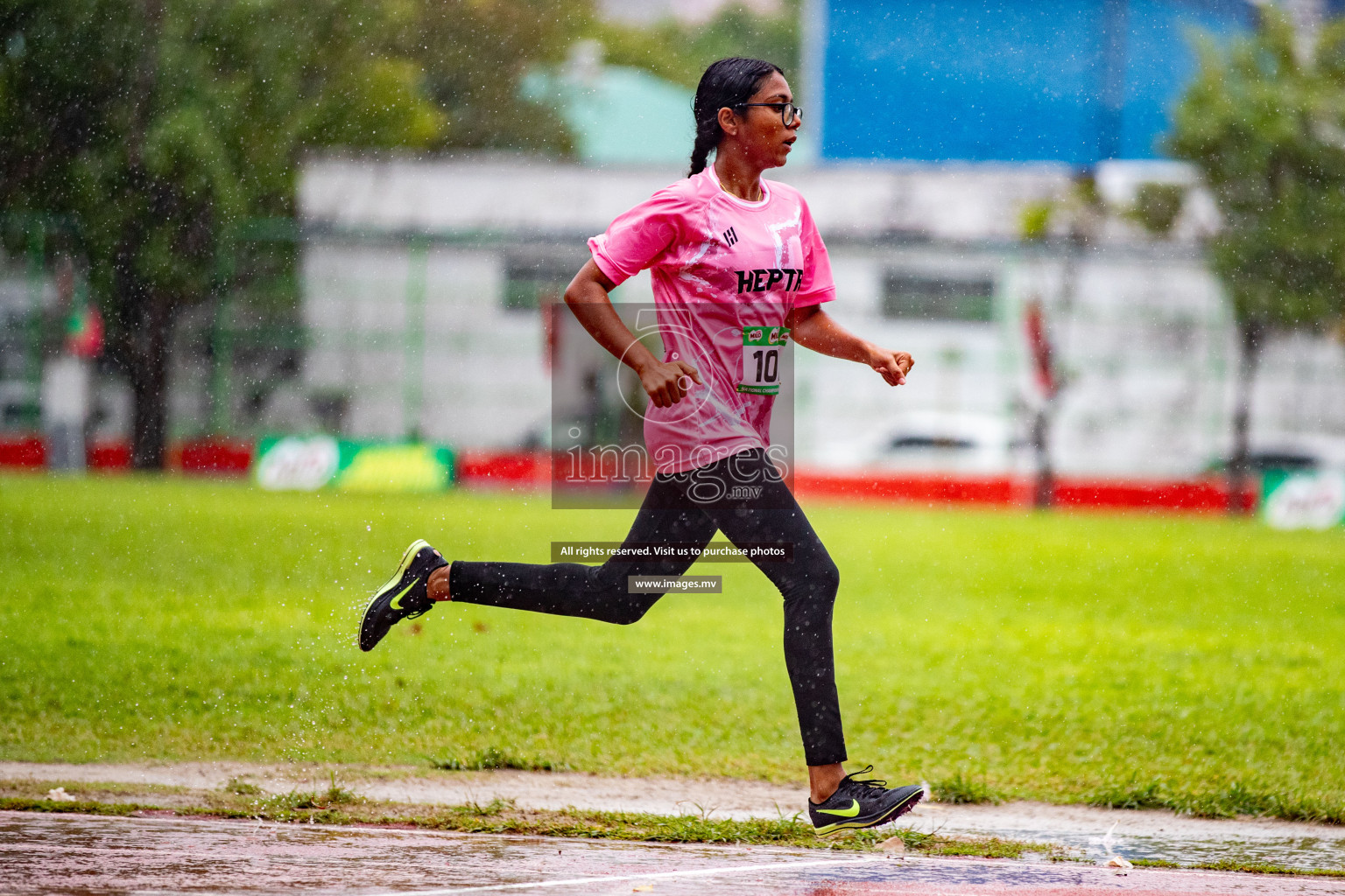 Day 2 of National Athletics Championship 2023 was held in Ekuveni Track at Male', Maldives on Friday, 24th November 2023. Photos: Hassan Simah / images.mv