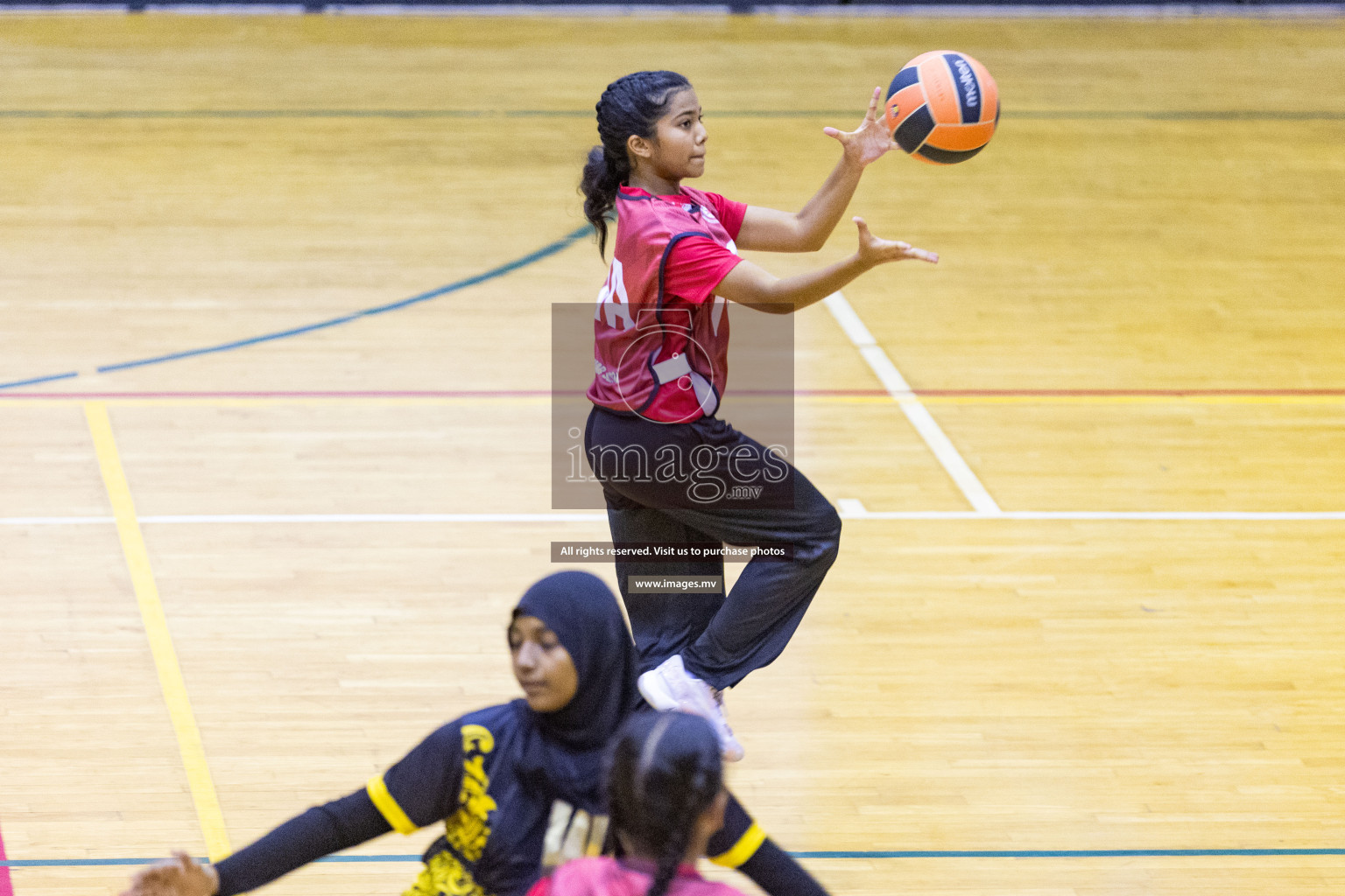 Day6 of 24th Interschool Netball Tournament 2023 was held in Social Center, Male', Maldives on 1st November 2023. Photos: Nausham Waheed / images.mv