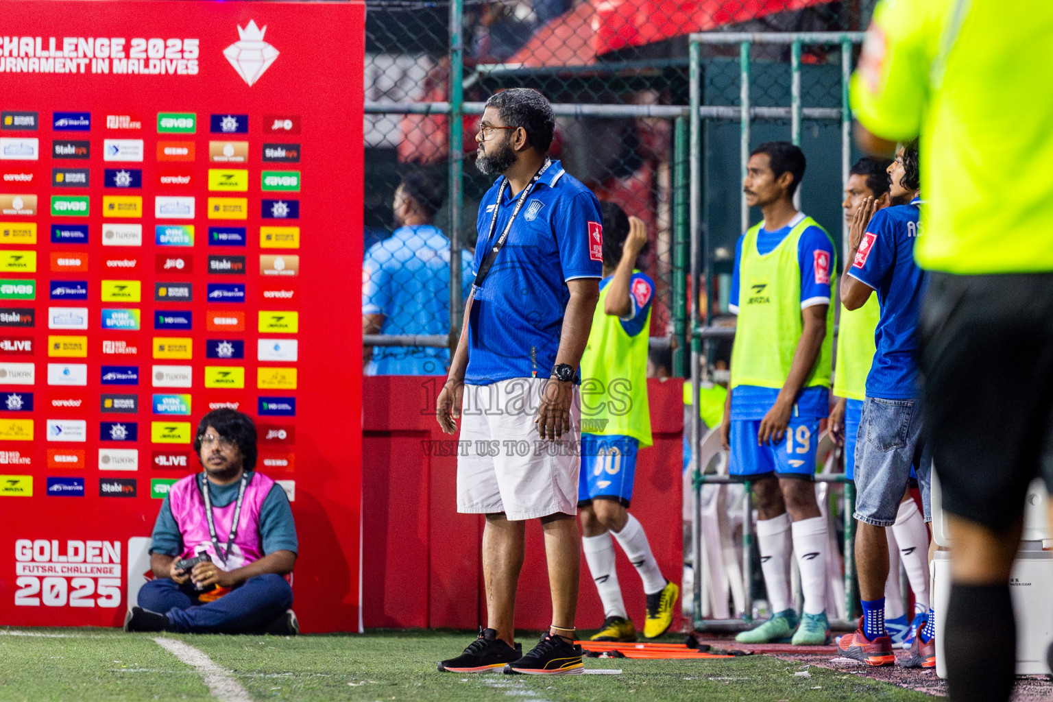 Lh Naifaru vs Lh Kurendhoo in Lhaviyani Atoll Finals Day 26 of Golden Futsal Challenge 2025 was held on Thursday , 30th January 2025, in Hulhumale', Maldives. Photos: Nausham Waheed / images.mv
