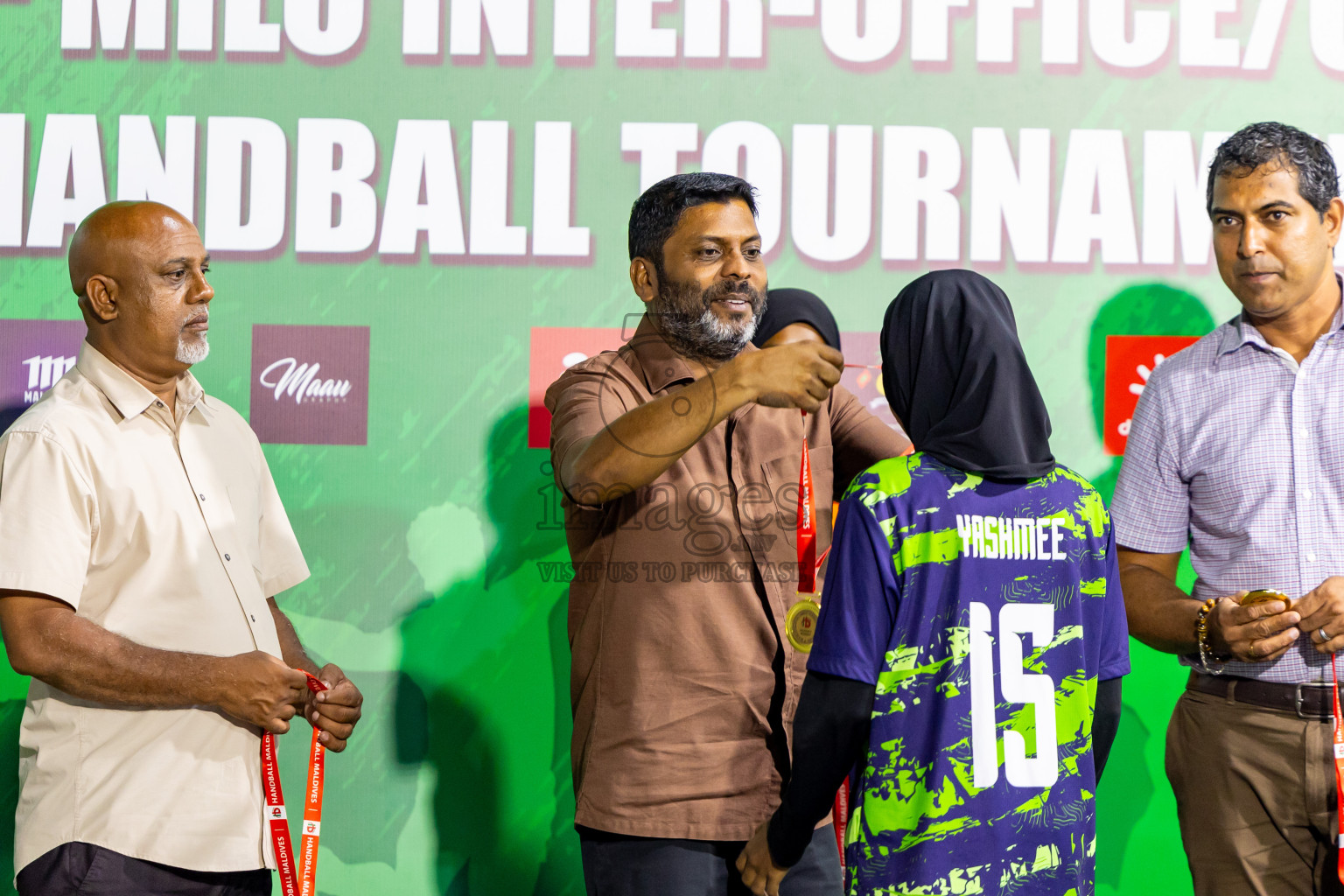 1st Division Final of 8th Inter-Office/Company Handball Tournament 2024, held in Handball ground, Male', Maldives on Tuesday, 11th September 2024 Photos: Nausham Waheed/ Images.mv