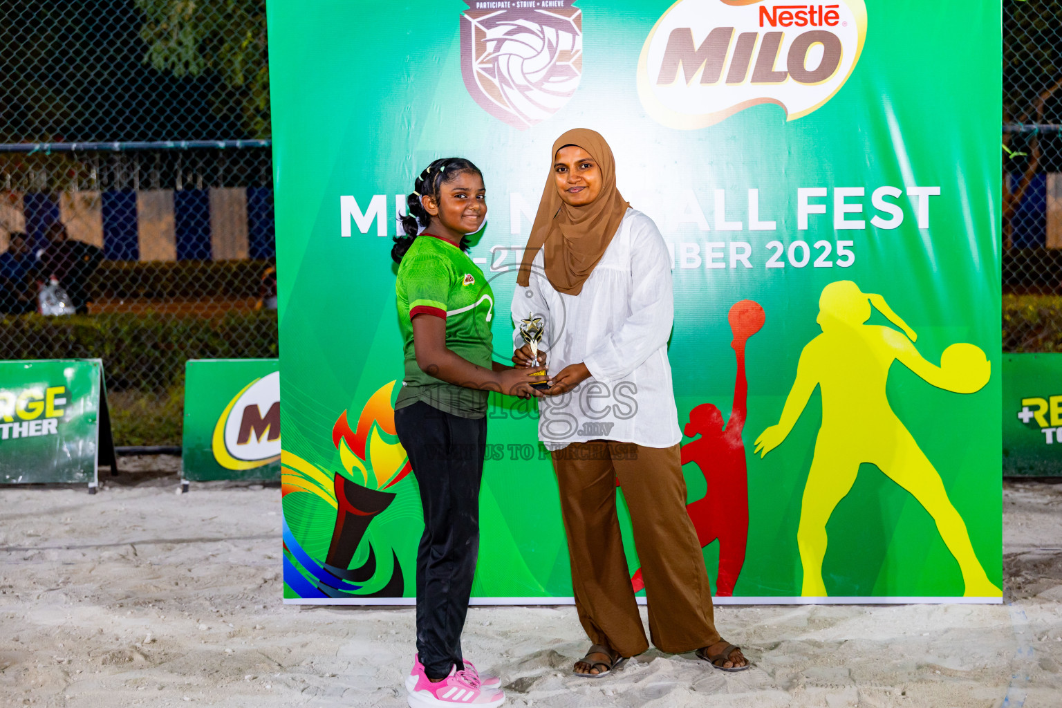 Day 2 of MILO Netball Fest 2025 was held in Cental Park, Hulhumale', Maldives on Friday, 21st November 2025. Photos: Nausham Waheed / images.mv
