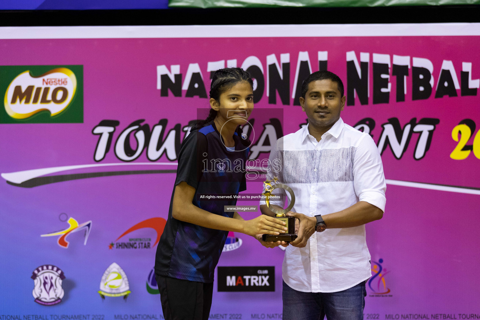 Club Green Streets vs Kulhudhufushi Y&RC in the 1st Division Final of Milo National Netball Tournament 2022 on 22nd July 2022 held in Social Center, Male', Maldives. Photographer: Shuu / images.mv