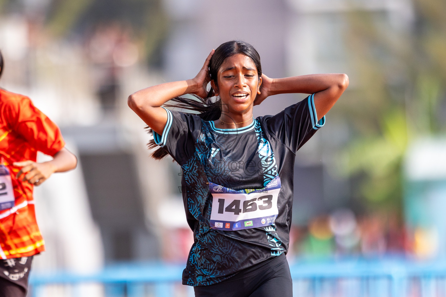 Day 5 of MWSC Interschool Athletics Championships 2024 held in Hulhumale Running Track, Hulhumale, Maldives on Wednesday, 13th November 2024. Photos by: Raif Yoosuf / Images.mv