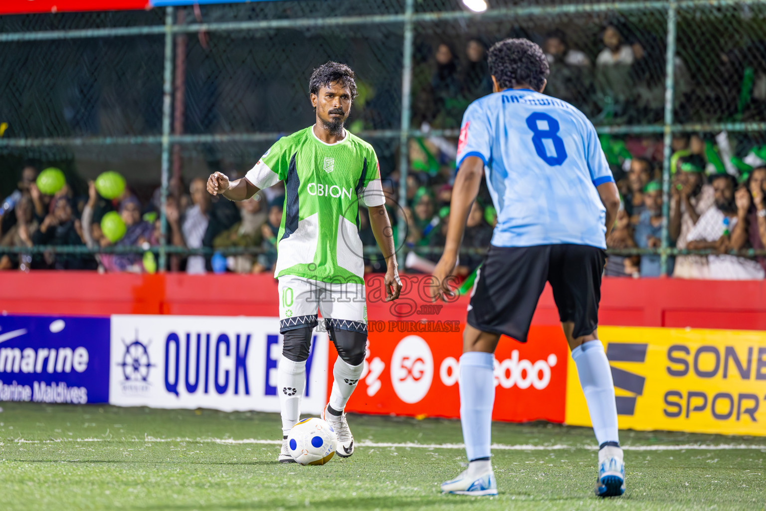 HDh Naivaadhoo vs HDh Neykurendhoo in Haa Dhaalu Atoll Finals Day 28 of Golden Futsal Challenge 2025 was held on Saturday , 1st February 2025, in Hulhumale', Maldives. Photos: Ismail Thoriq / images.mv