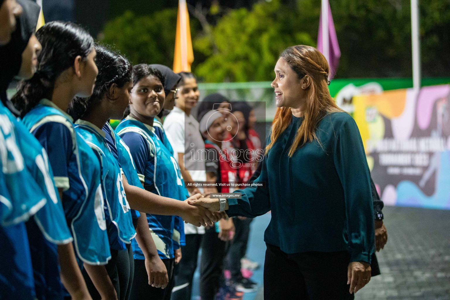 Day 1 of 20th Milo National Netball Tournament 2023, held in Synthetic Netball Court, Male', Maldives on 29th May 2023 Photos: Nausham Waheed/ Images.mv