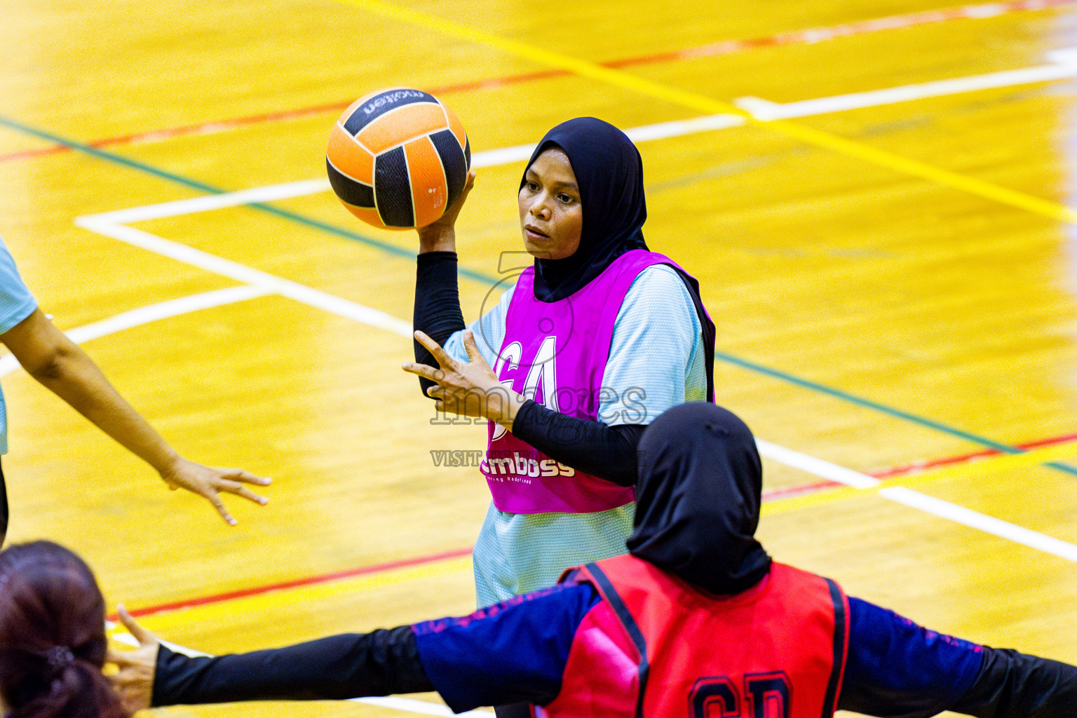 MV Netters vs Club Matrix in Day 4 of 21st National Netball Tournament was held in Social Canter at Male', Maldives on Sunday, 19th May 2024. Photos: Nausham Waheed / images.mv