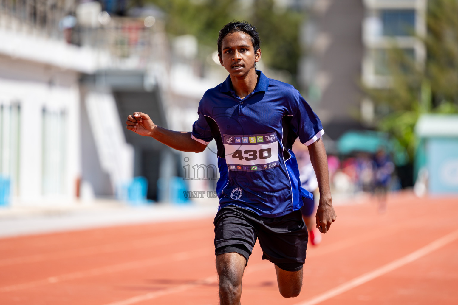 Day 2 of MWSC Interschool Athletics Championships 2024 held in Hulhumale Running Track, Hulhumale, Maldives on Sunday, 10th November 2024. 
Photos by:  Hassan Simah / Images.mv