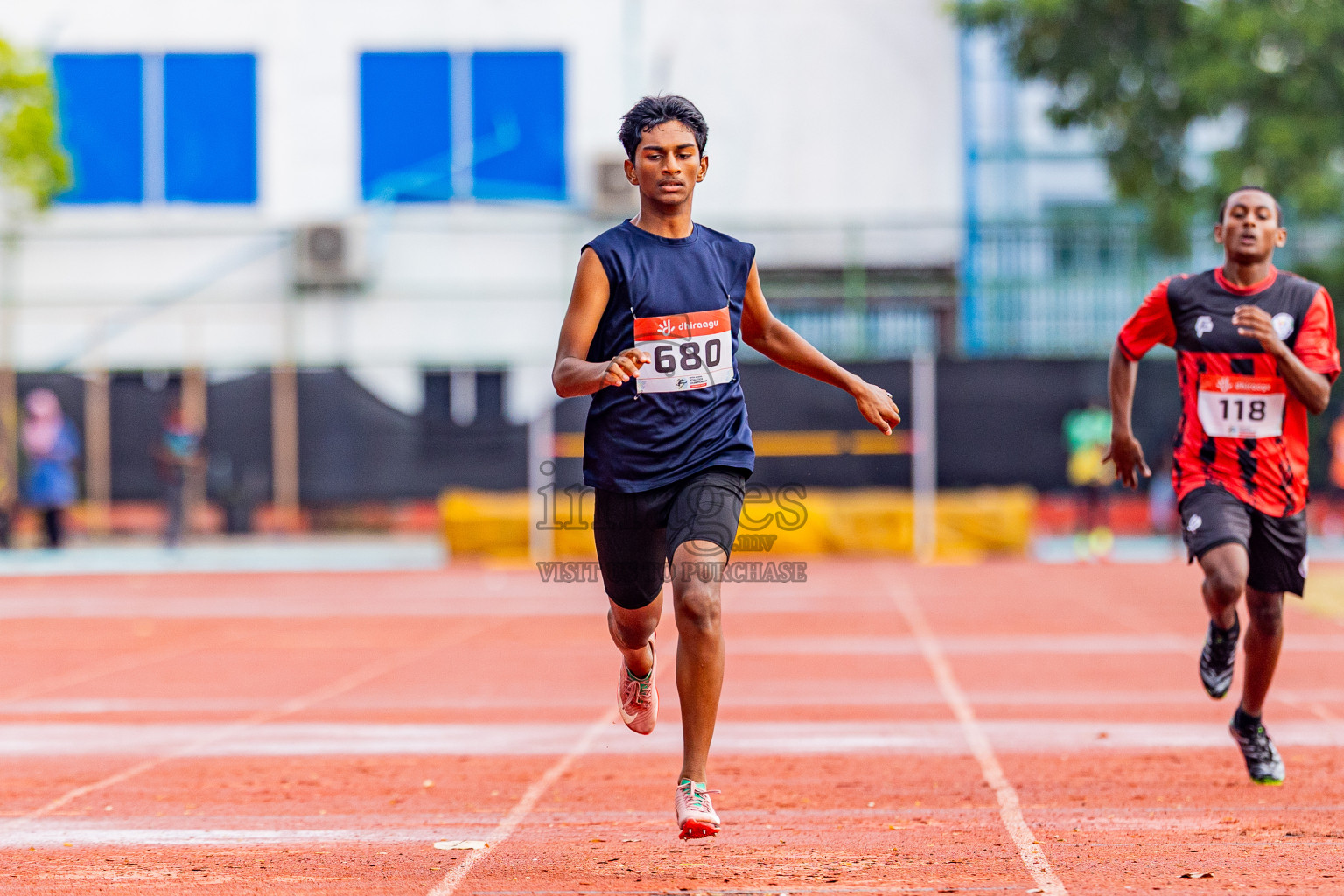 Day 4 of Inter-school Athletics Championship 2025 held in Ekuveni Synthetic Track, Male', Maldives on Thursday, 09th October 2025. Photos by: Areef Adam / Images.mv