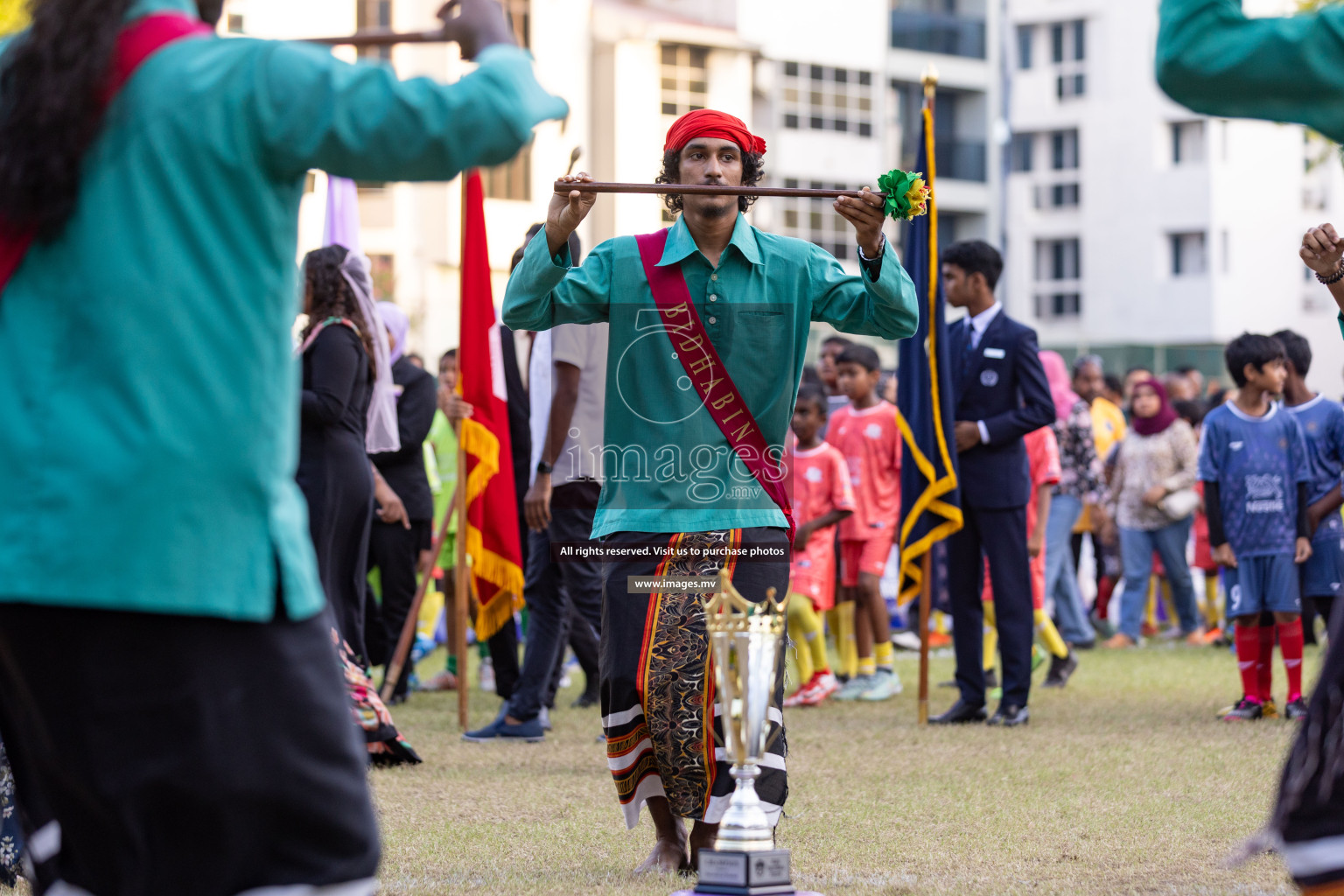 Day 4 of Nestle Kids Football Fiesta, held in Henveyru Football Stadium, Male', Maldives on Saturday, 14th October 2023 Photos: Nausham Waheed  / images.mv