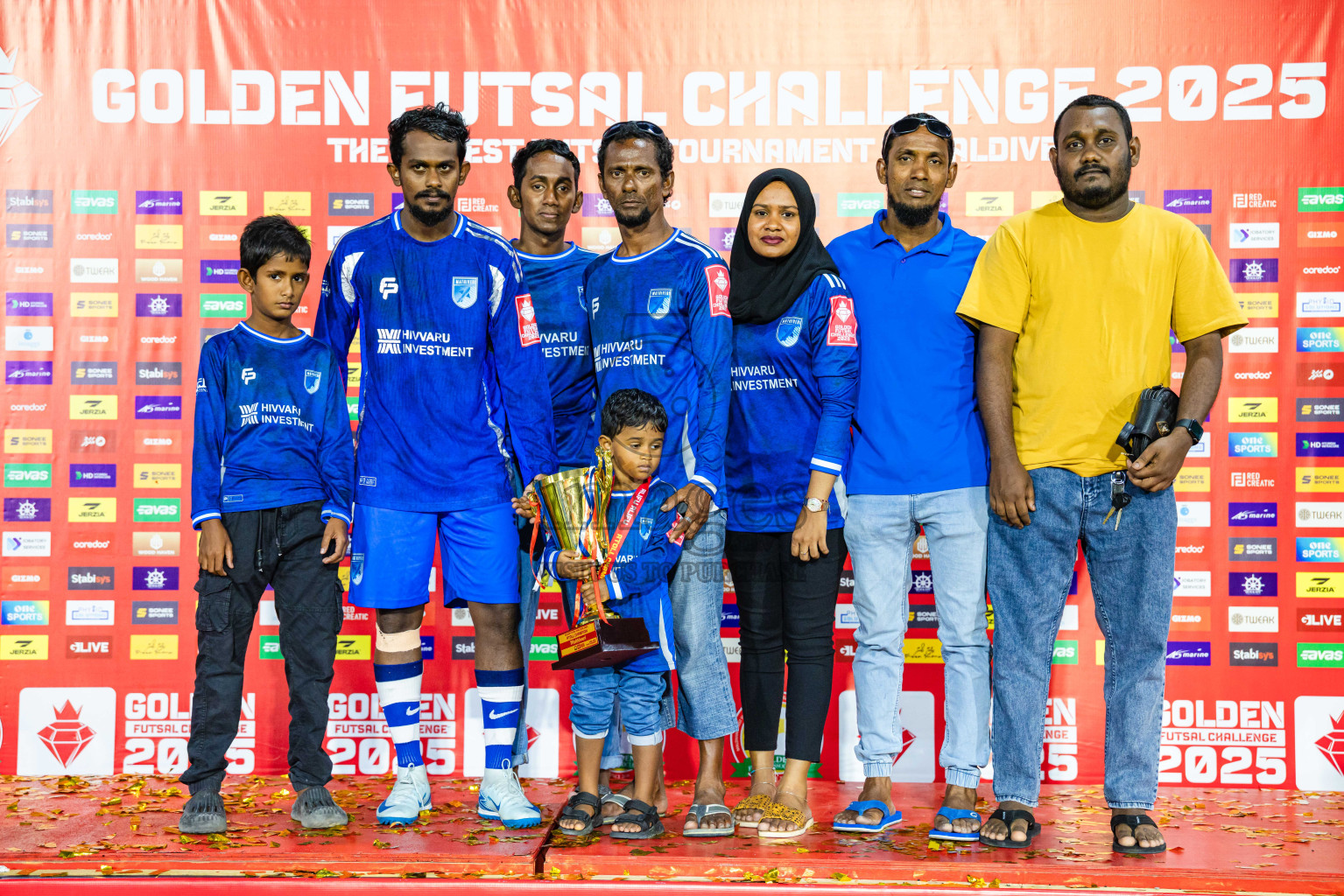 AA. Mathiveri VS AA. Thoddoo in Atoll Round Final on Day 20 of Golden Futsal Challenge 2025 was held on Thursday, 23rd January 2025, in Hulhumale', Maldives. Photos: Abdulla Abeed / images.mv