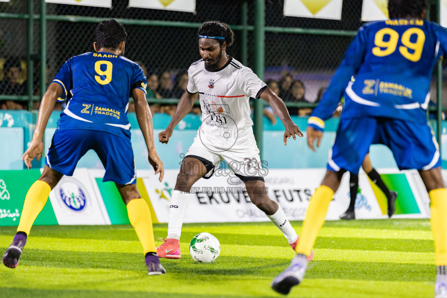 Day 3 of Laamehi Dhiggaru Ekuveri Futsal Challenge 2025 was held on Saturday, 26th July 2025, at Dhiggaru Futsal Ground, Dhiggaru, Maldives Photos: Areef / images.mv