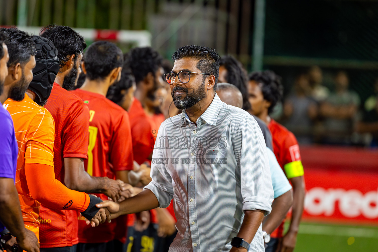 HDh Naavaidhoo vs HA Utheemu on Day 39 of Golden Futsal Challenge 2024 was held on Friday, 23rd February 2024, in Hulhumale', Maldives 
Photos: Mohamed Mahfooz Moosa/ images.mv