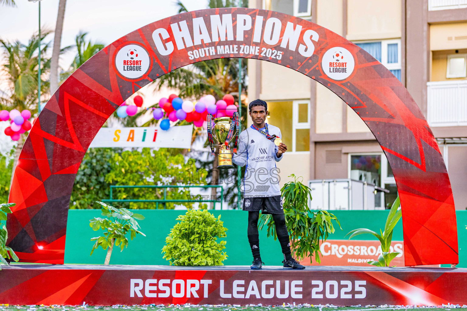 Waldorf Astoria vs SAII Lagoon in Finals of Resort League 2025 (South Male Zone) was held on Sunday, 19th October 2025 in Crossroads's Maldives, Photos: Areef Adam / images.mv