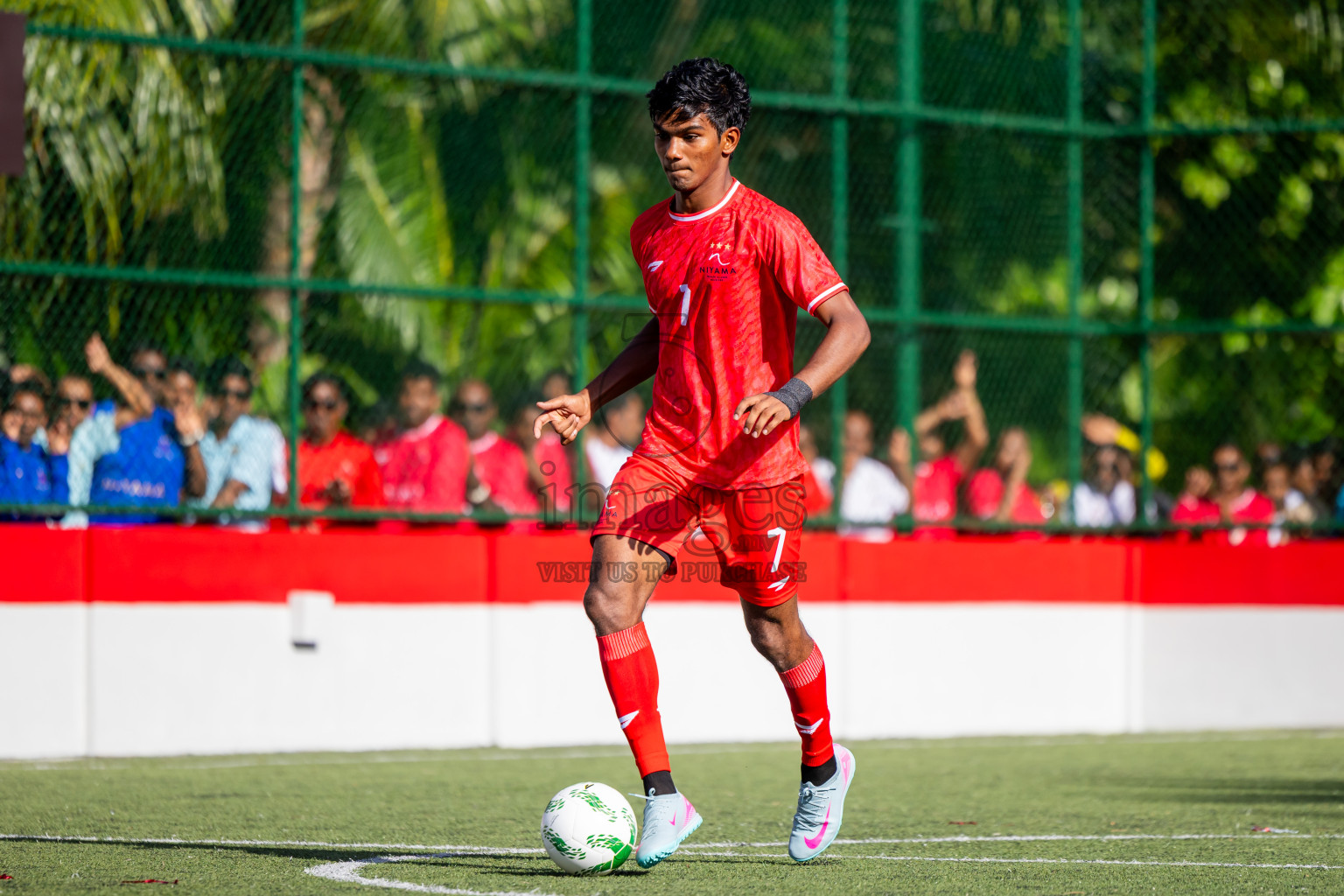 Niyama vs Iru Veli in Day 1 of Resort League 2025 (Dhaalu Zone) was held on Thursday, 15th May 2025 in Niyama Private island, Dhaalu Atoll, Maldives. Photos: Nausham Waheed / images.mv