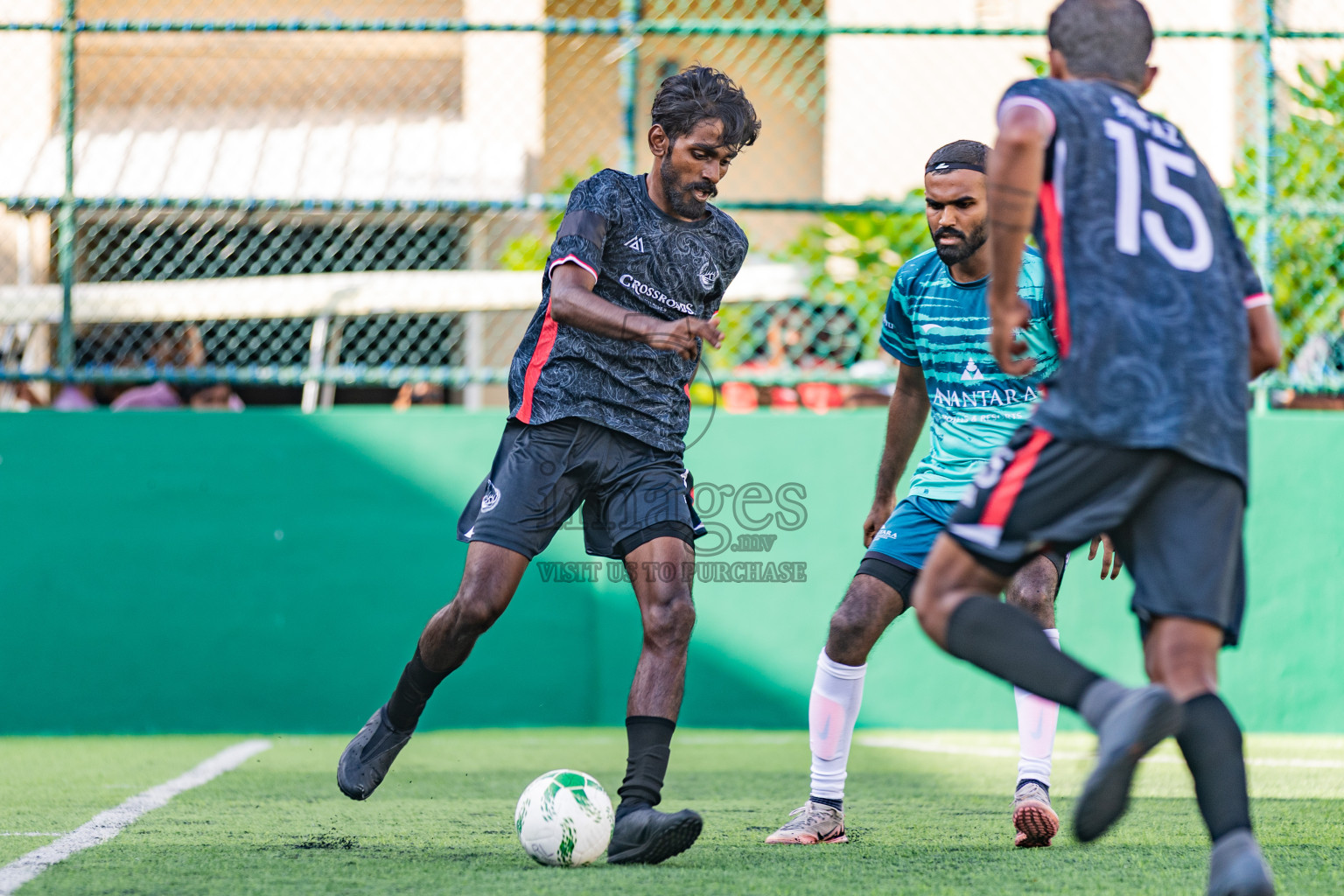 The Marina vs Anantara in Resort League 2025 (South Male Zone) was held on Sunday, 28th September 2025 in Crossroads's Maldives, Photos: Areef Adam / images.mv