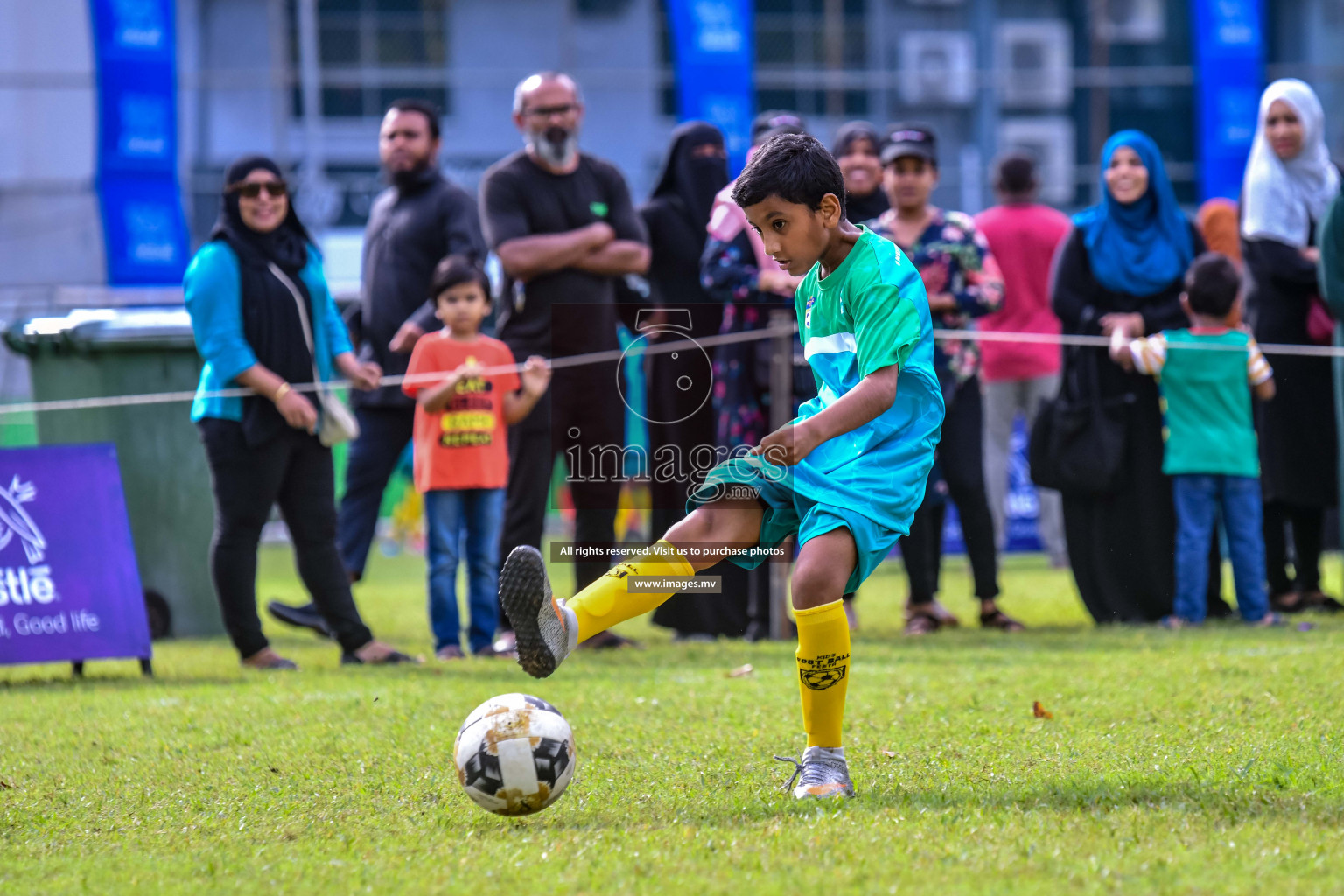 Day 1 of Milo Kids Football Fiesta 2022 was held in Male', Maldives on 19th October 2022. Photos: Nausham Waheed/ images.mv